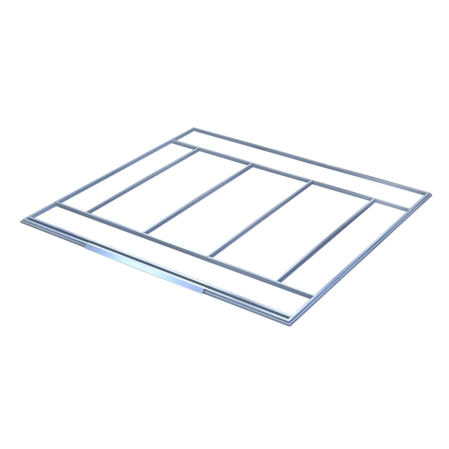 HATTORO S200 XXL Metall Gerätehaus 277x191x192cm Geräteschuppen Garten Schuppen Gartenhaus Satteldach (Anthrazit)