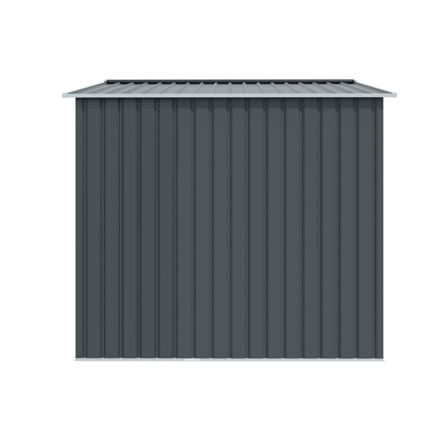 HATTORO S200 XXL Metall Gerätehaus 277x191x192cm Geräteschuppen Garten Schuppen Gartenhaus Satteldach (Anthrazit)