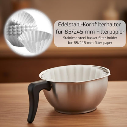 Saro 317-2085 Gastro-Kaffeemaschine mit Thermosflasche | 2,2 L | Edelstahl | ca. 10 Tassen