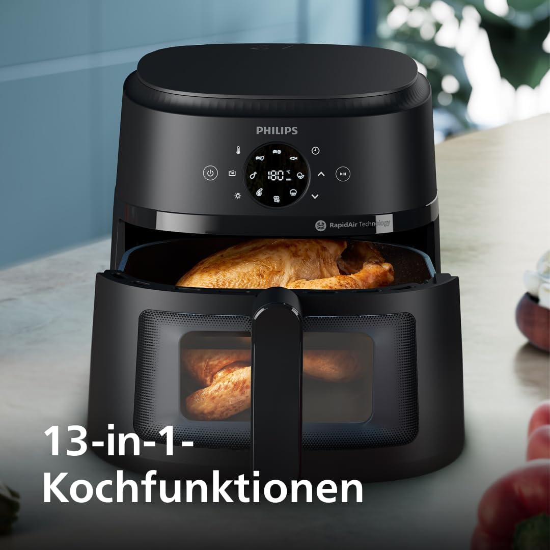 Philips Airfryer XXL Premium – 13-in-1 mit Touchscreen und Smart Recipes