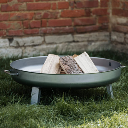 Czaja® Feuerschale Bonn Ø 80 cm - mit Wasserablaufbohrung - Feuerschalen für den Garten, Terrasse und Balkon, Feuertonne und Feuerkorb, große Feuerstelle für den Garten