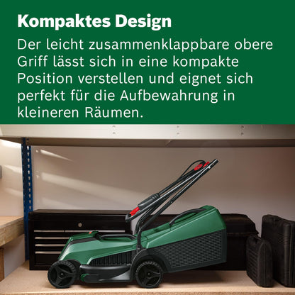 Bosch Akku-Rasenmäher EasyMower 18V-32-200 (1x 4,0 Ah Akku, 18-Volt-System, Schnittkreisdurchmesser: 32 cm, im Karton)