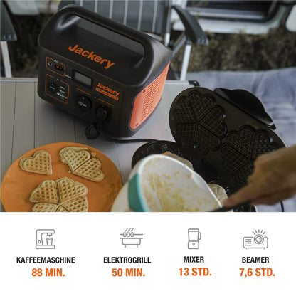 Jackery Explorer 1000, 1002Wh Tragbare Powerstation Mobiler Stromspeicher mit 230V/1000W (Spitze 2000 W) Steckdose, USB und QC, Mobile Stromversorgung für Outdoors