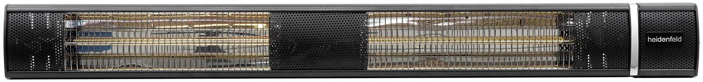 Heidenfeld Infrarot Heizstrahler IH110 | 𝟑 𝐉𝐀𝐇𝐑𝐄 𝐆𝐀𝐑𝐀𝐍𝐓𝐈𝐄 - 3000 Watt - Fernbedienung - Infrarotheizung - Elektroheizung - Infrarotstrahler - Terrassenheizer - Terrassenstrahler