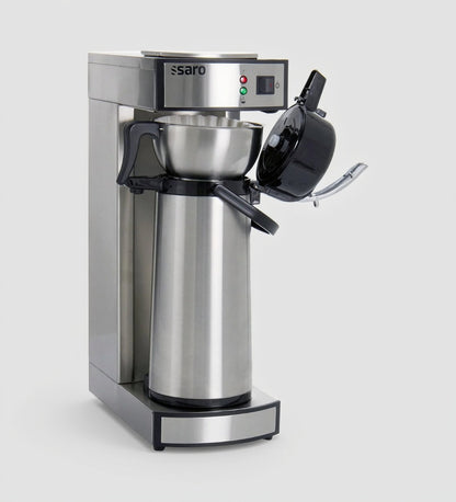Saro 317-2085 Gastro-Kaffeemaschine mit Thermosflasche | 2,2 L | Edelstahl | ca. 10 Tassen