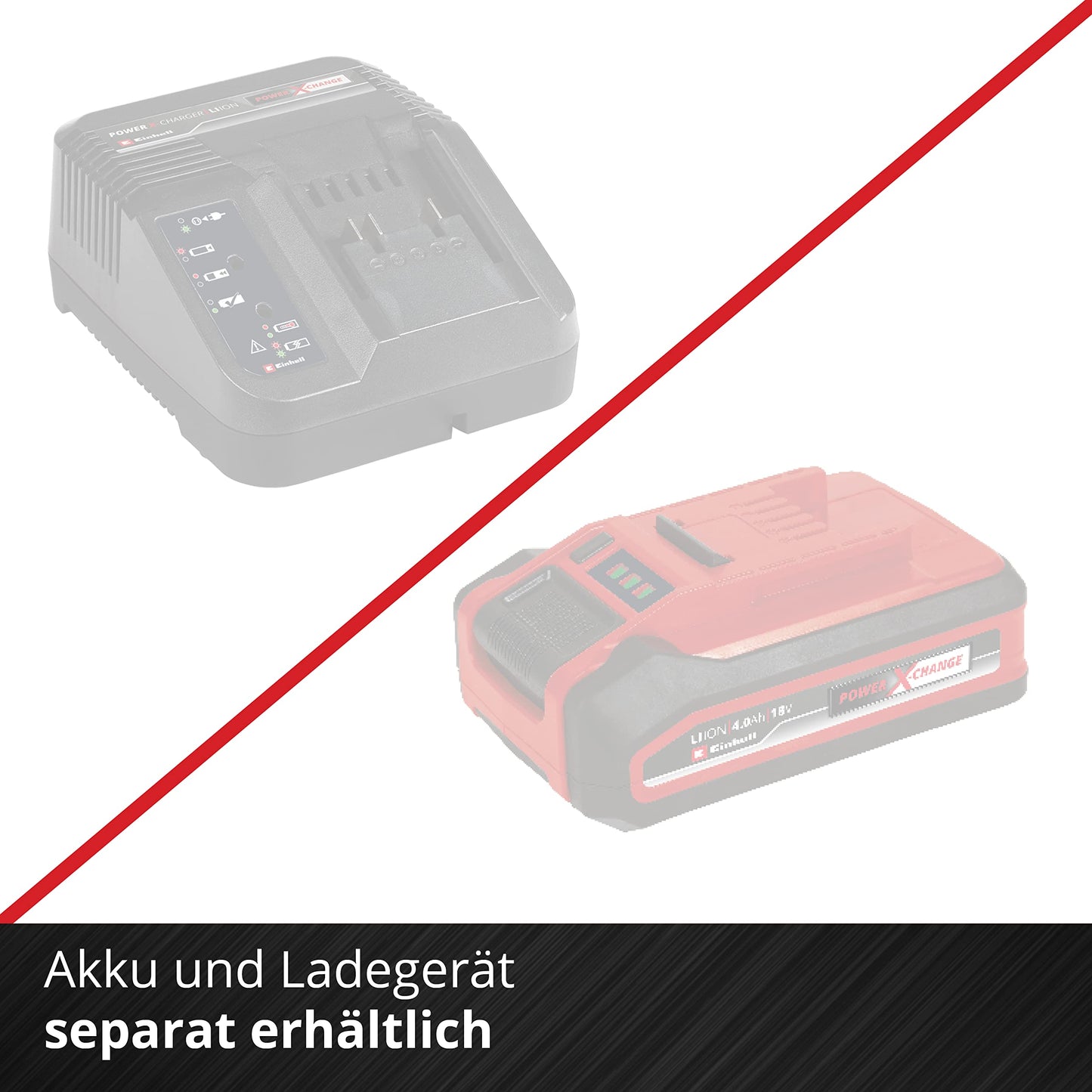 Einhell Akku-Astkettensäge GE-PS 18/15 Li BL-Solo Power X-Change (18 V, Brushless, 12,5 cm Schnittlänge, werkzeugloser Schwert- und Kettenwechsel, ohne Akku)