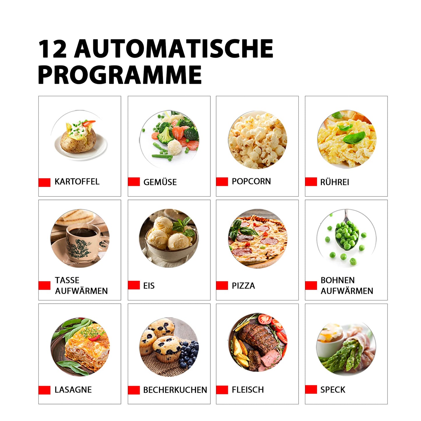 Toshiba MV-AM20T(BK) Mikrowelle/Solo-Mikrowelle/ 20 L/ 800 W/ 5 Leistungsstufen/ 12 Automatikprogramme/Emaille Innenraum/einfach zu reinigen/Auftaufunktion/Glasdrehteller (24,5 cm) /Schwarz