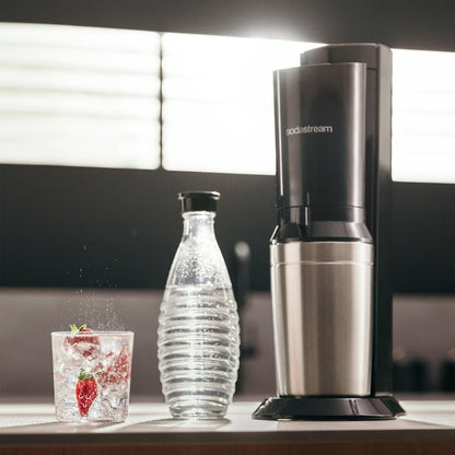 Sodastream Crystal 3.0 Wassercarbonator – Elegantes Design, Gläser inklusive, Umweltfreundlich