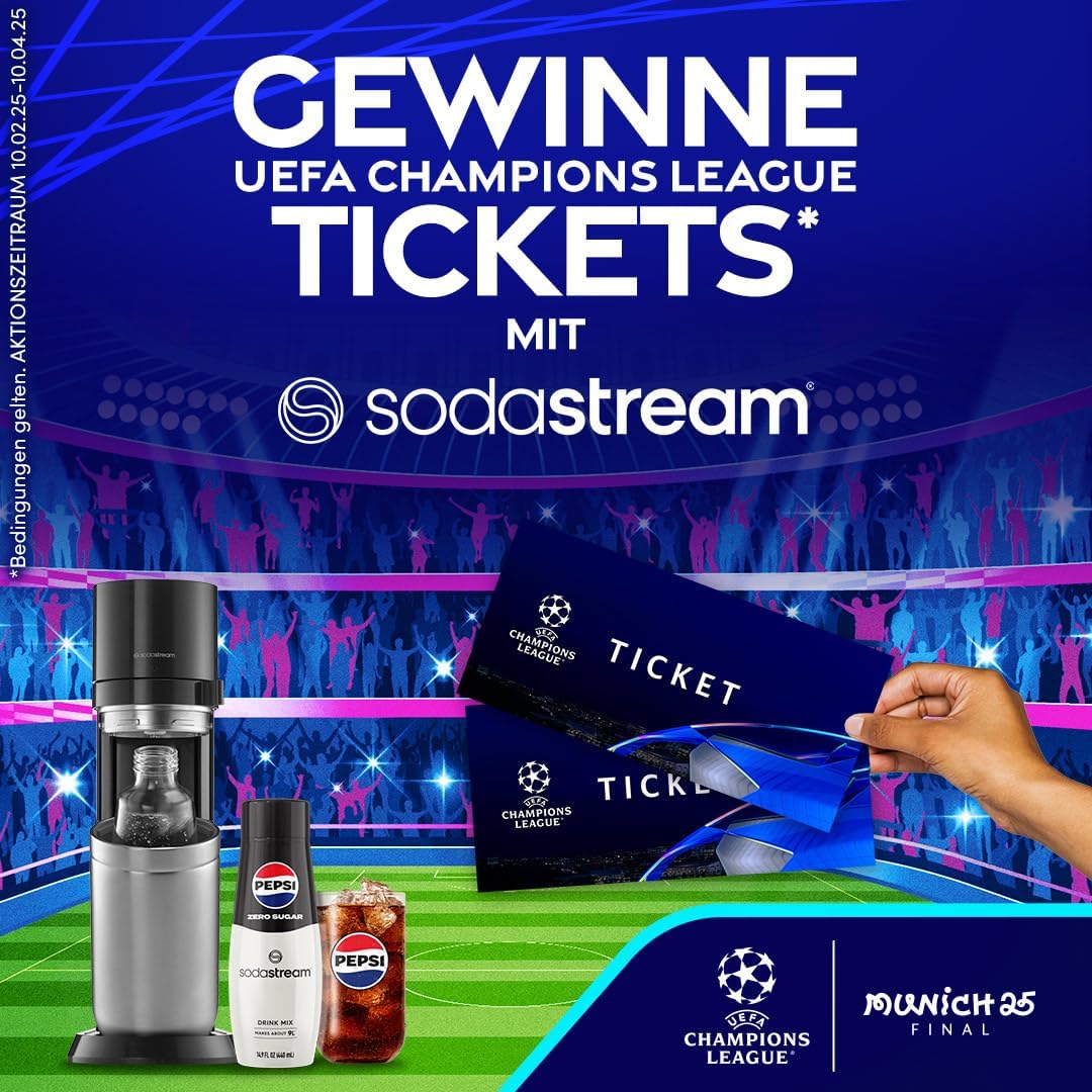 Sodastream Crystal 3.0 Wassercarbonator – Elegantes Design, Gläser inklusive, Umweltfreundlich