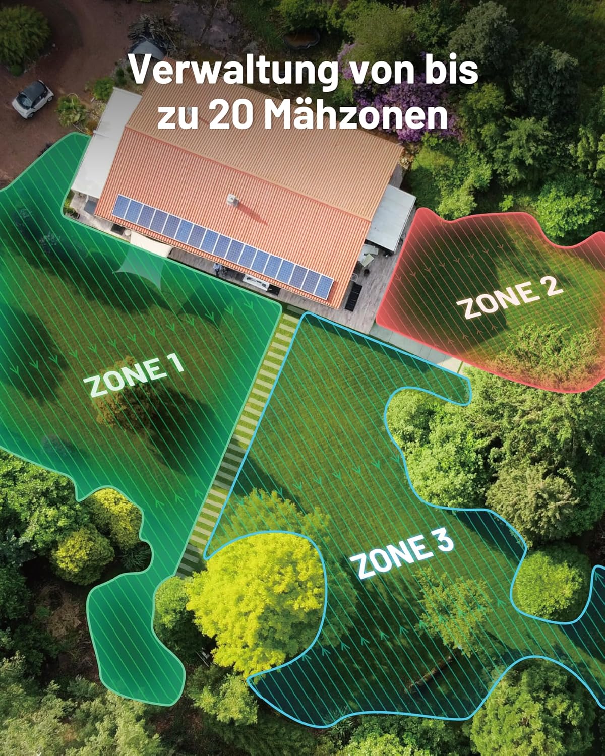 Mammotion LUBA Mini AWD 800 Mähroboter – Intelligenter Allround-Rasenpflegeautomat mit 4G, Virtuellem Zaun und Offroad-Fähigkeit für bis zu 1500 m²